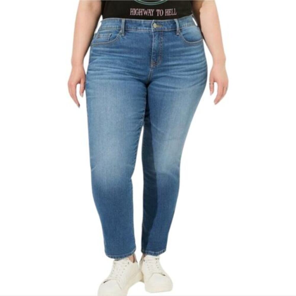 Torrid Denim Jeans High Rise‎ Boyfriend Ankle Comfort Stretch Casual Everyday 18